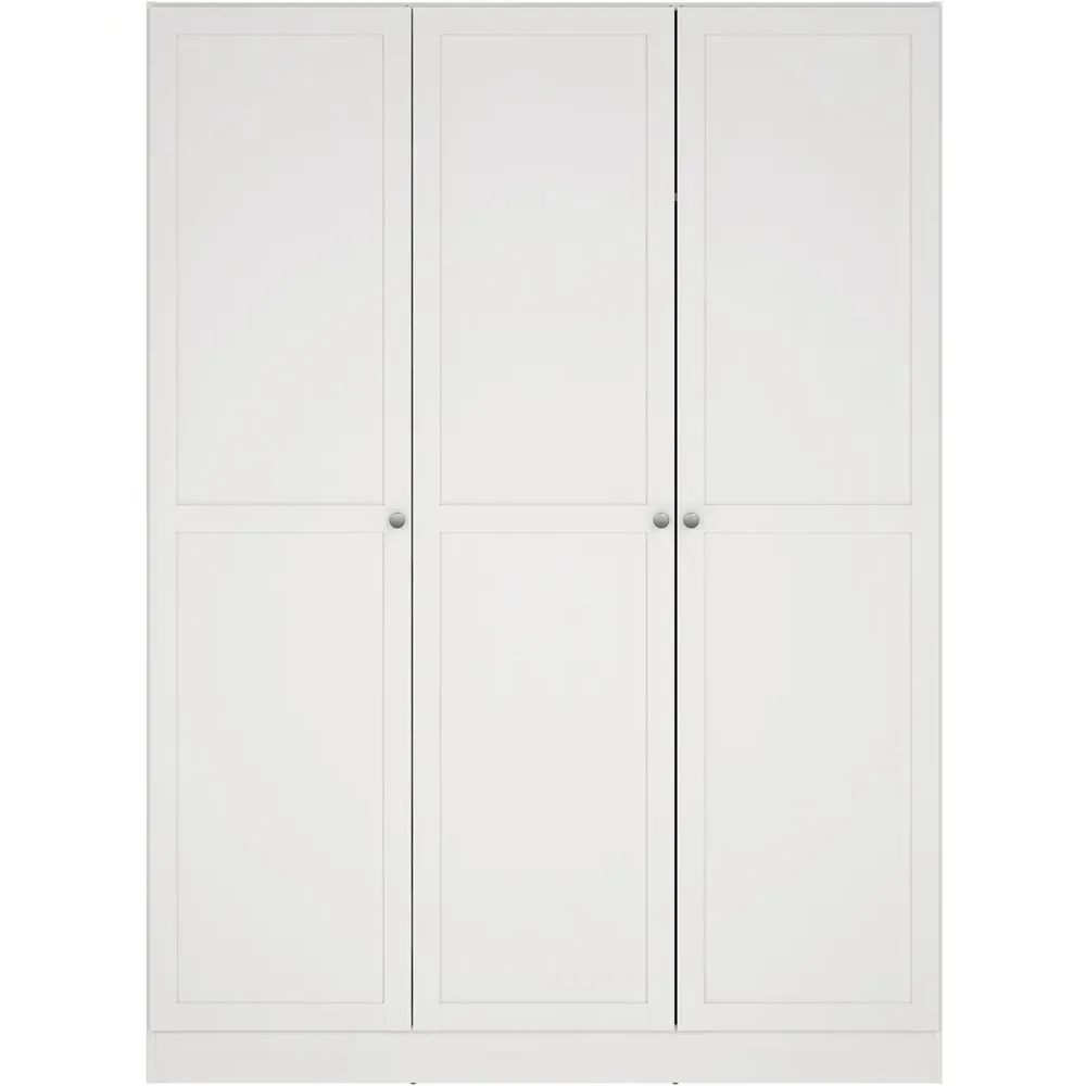 Florence Brande 3 Door Wardrobe - White