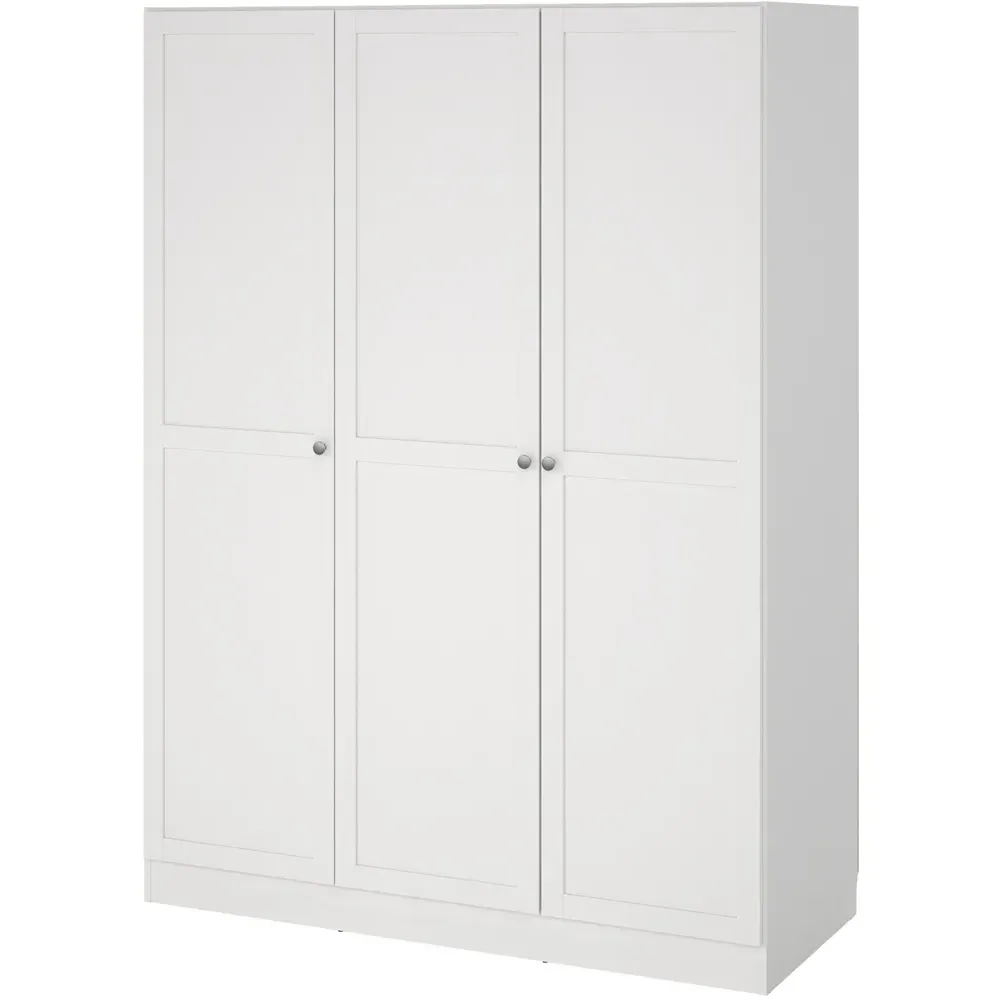 Florence Brande 3 Door Wardrobe - White