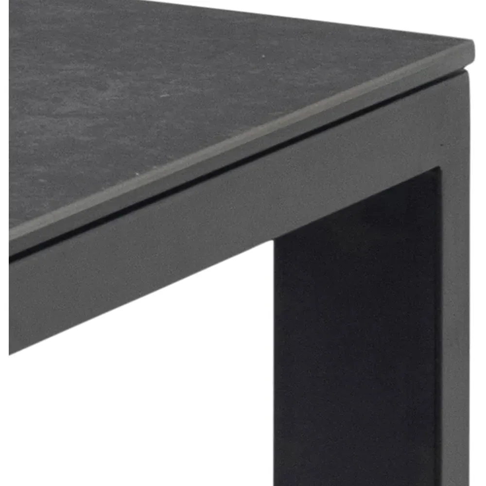 Florence Brentford 6 Seater Dining Table - Black