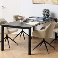Florence Brentford 6 Seater Dining Table - Black