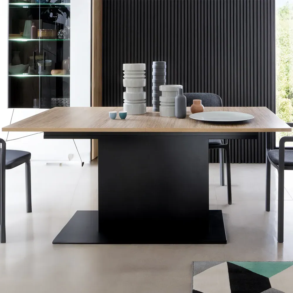 Florence Brolo 6 Seater Extendable Dining Table - Walnut