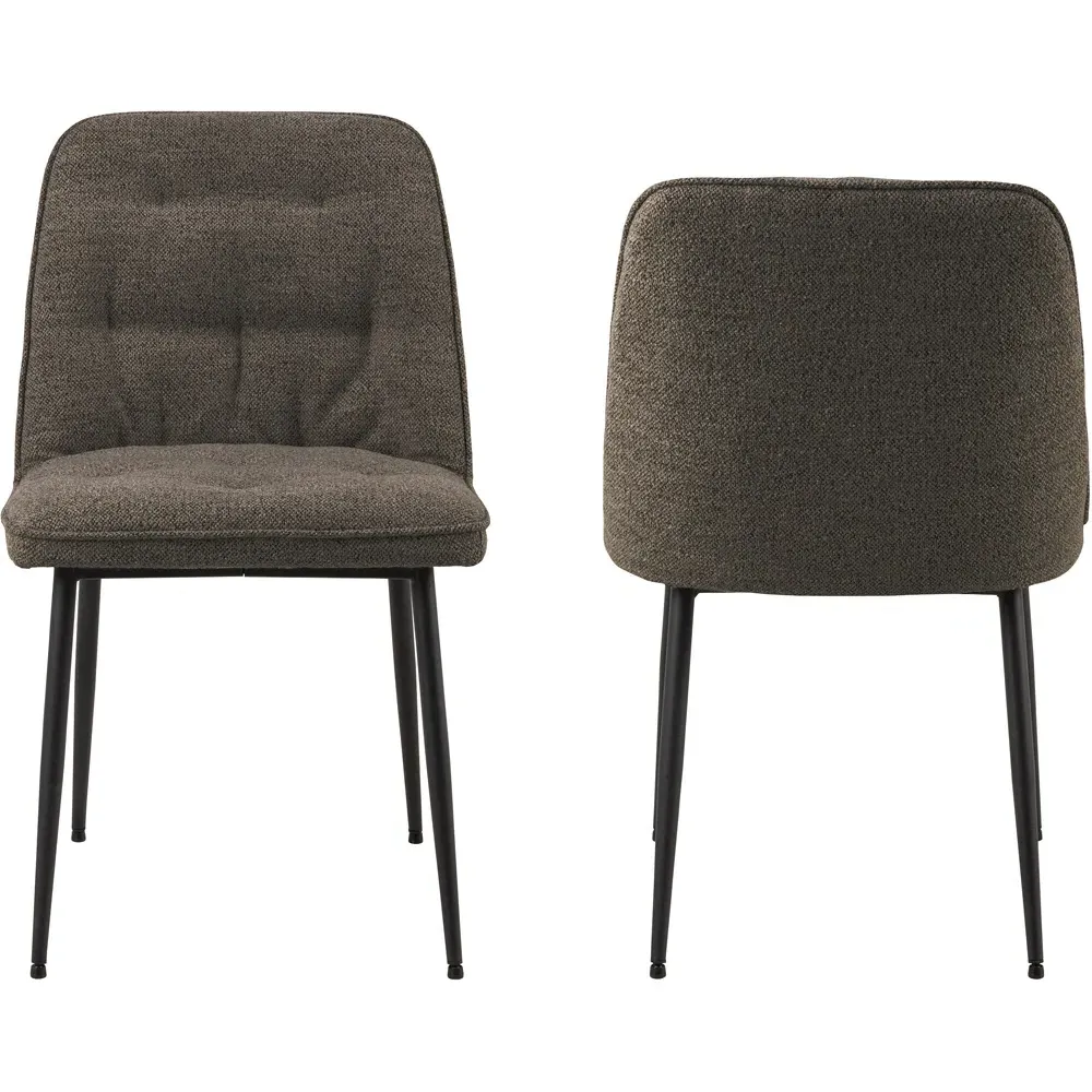 Florence Brooke Dining Chair Set of 2 - Taupe