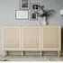 Florence Calasetta 3 Door Sideboard - Light Oak, Rattan