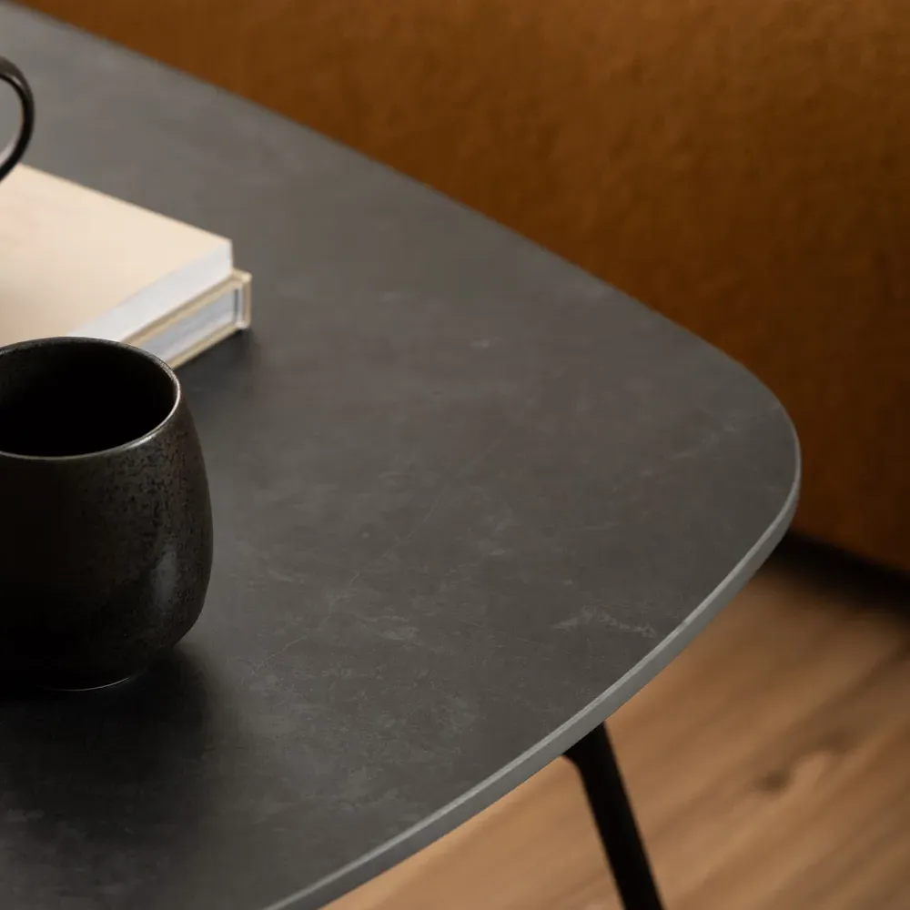 Florence Caracas Coffee Table - Black, Ceramic