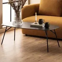 Florence Caracas Coffee Table - Black, Ceramic