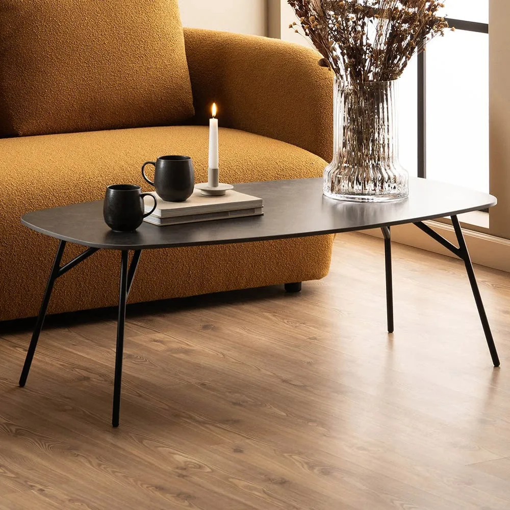 Florence Caracas Coffee Table - Black, Ceramic image