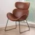 Florence Cazar Lounge Chair - Brown