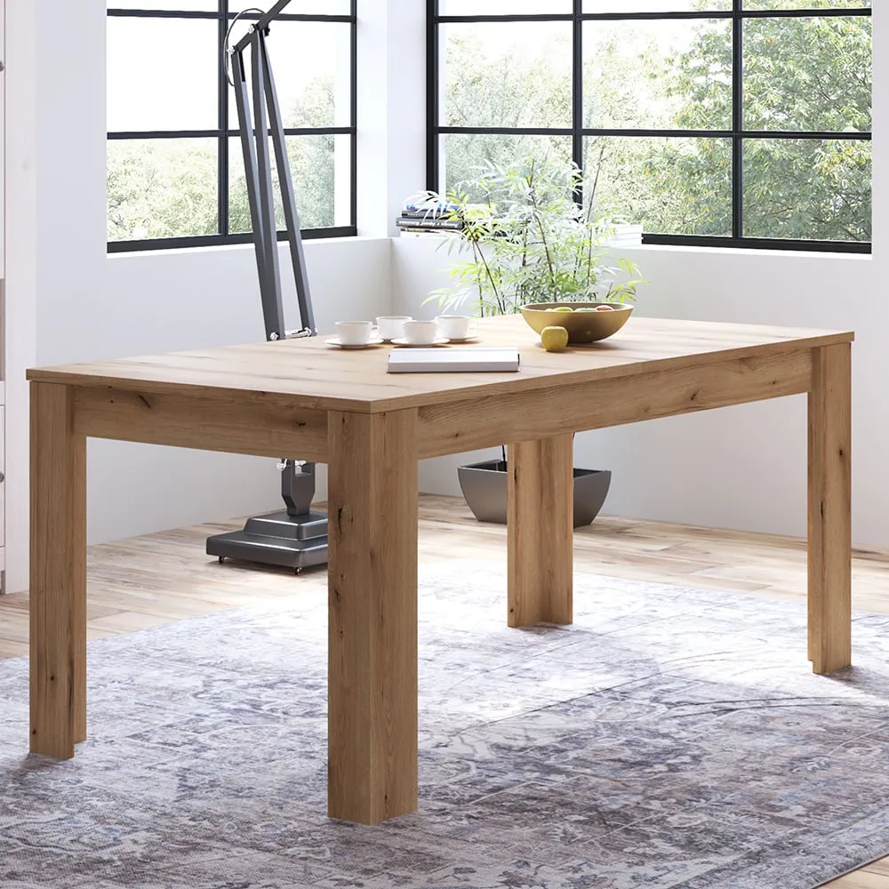 Florence Celesto 6-Seater Extendable Dining Table - Oak