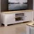 Florence Celesto TV Unit with Storage - White, Oak