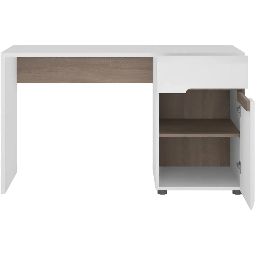 Florence Chelsea Dressing Table - White, Oak