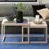 Florence Cornus Nest of Tables Set of 2 - White, Oak