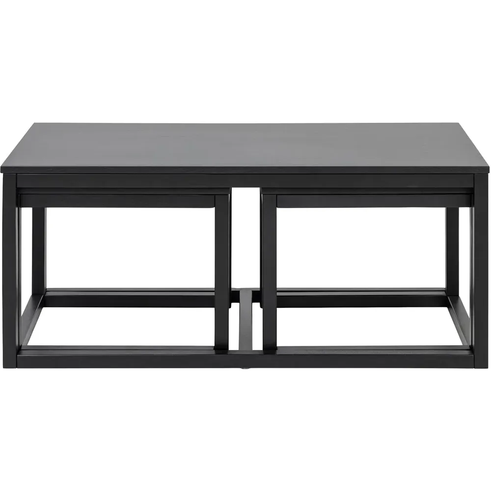 Florence Cornus Nest of Tables Set of 3 - Black