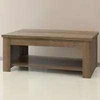 Florence Corona Rising Coffee Table - Brown, Oak