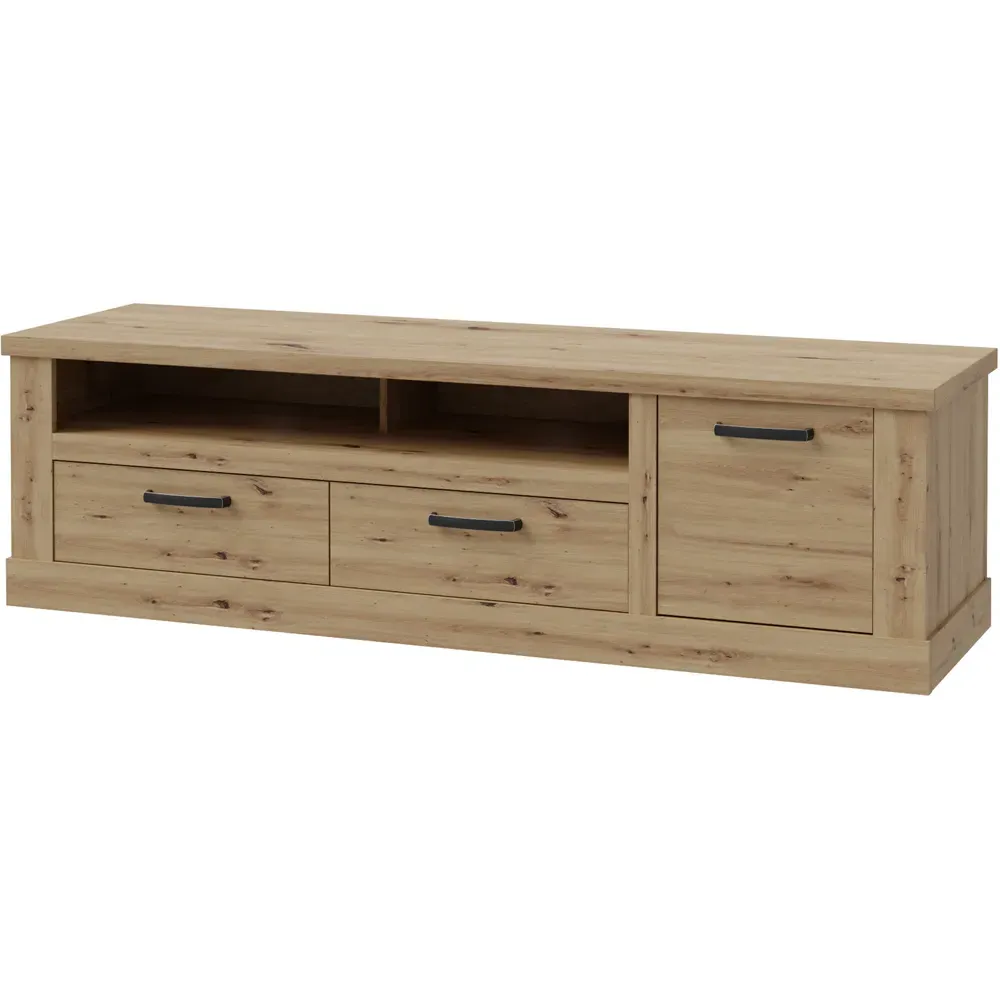 Florence Corona Single Door TV Unit - Brown