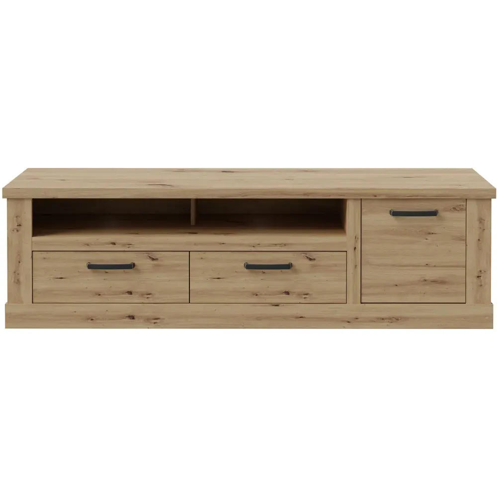 Florence Corona Single Door TV Unit - Brown