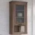 Florence Corona Wall Display Cabinet - Brown, Oak