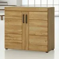 Florence Cortina Cabinet - Brown, MDF