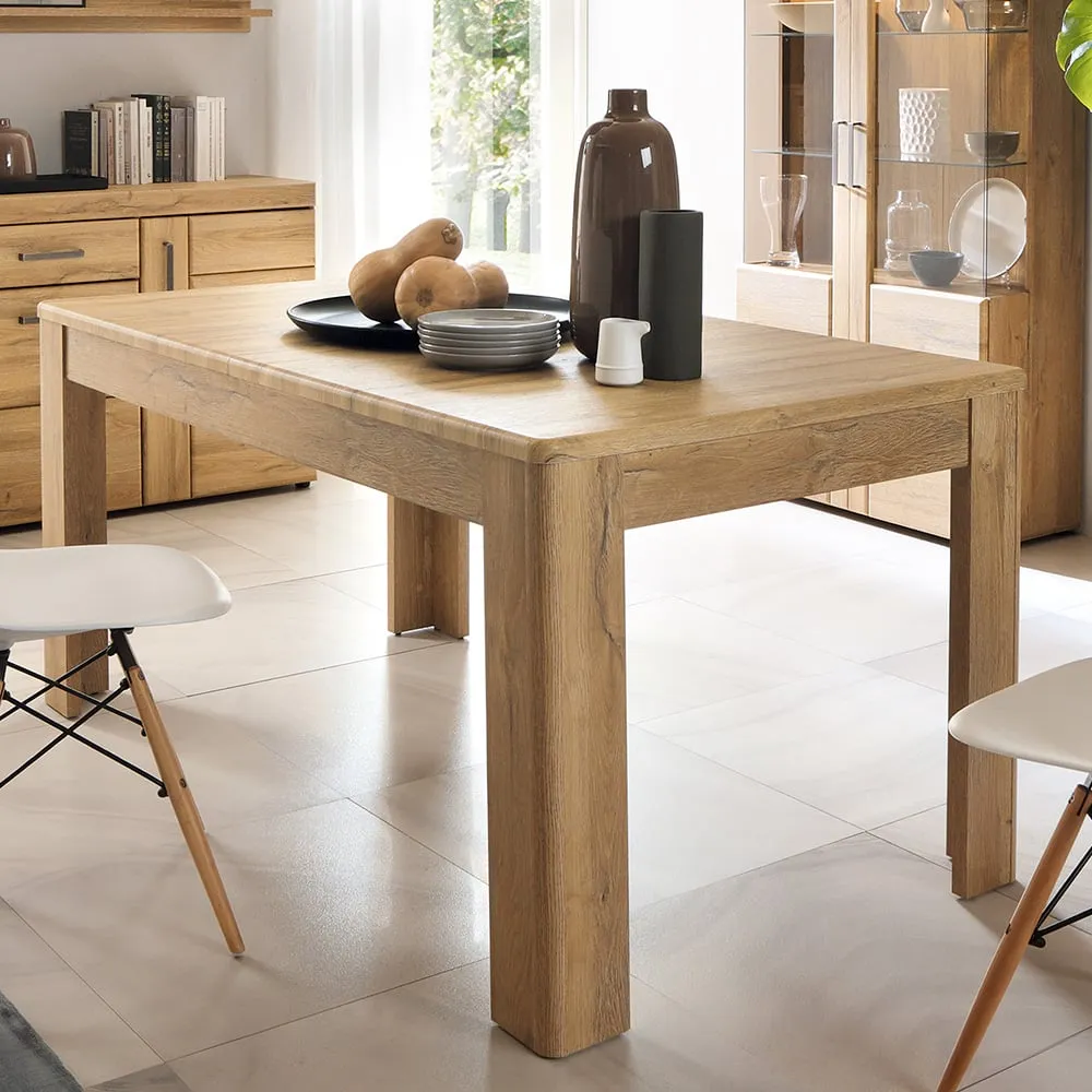 Florence Cortina Extendable Dining Table - Brown image