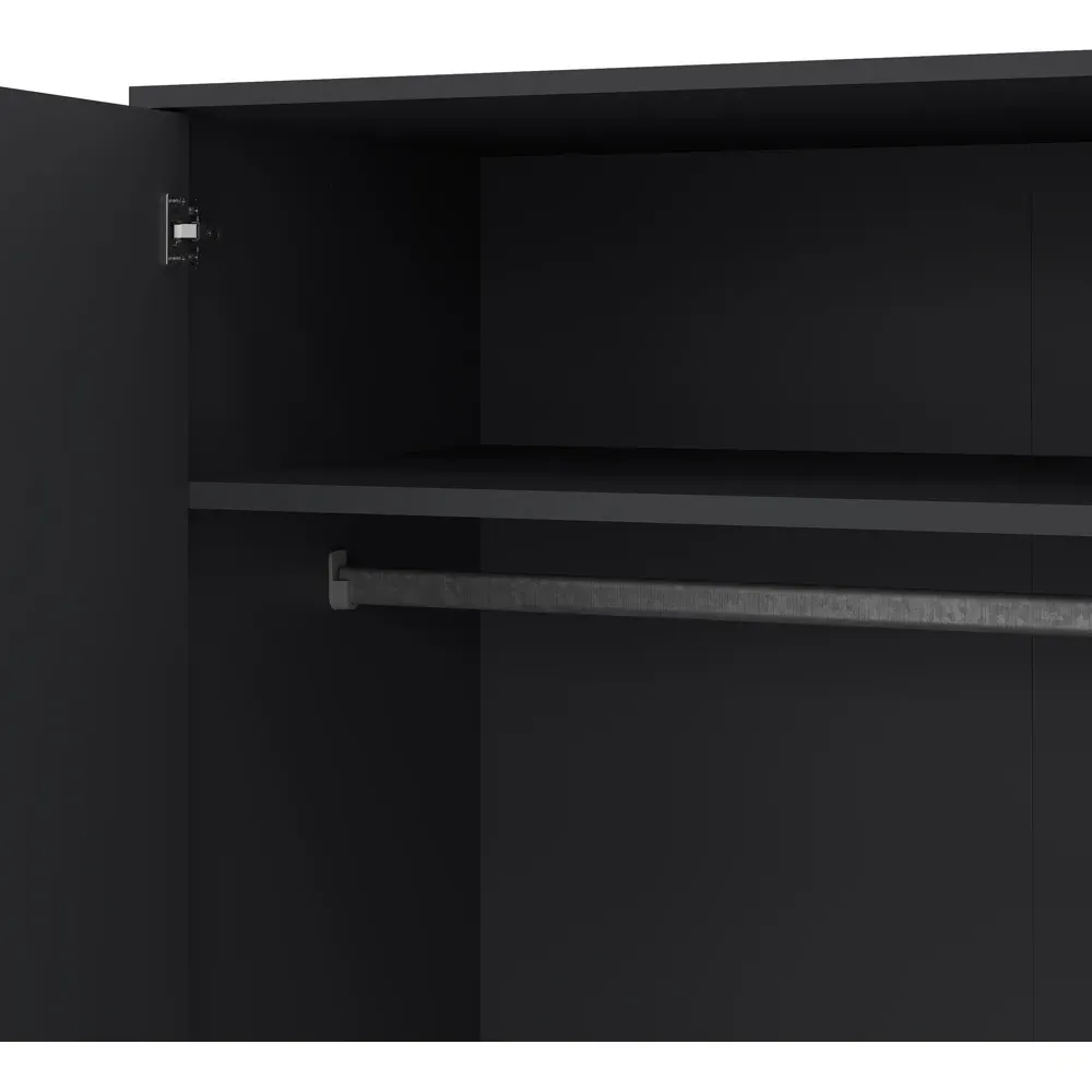 Florence Cumbria 2 Door 2 Drawer Wardrobe - Grey