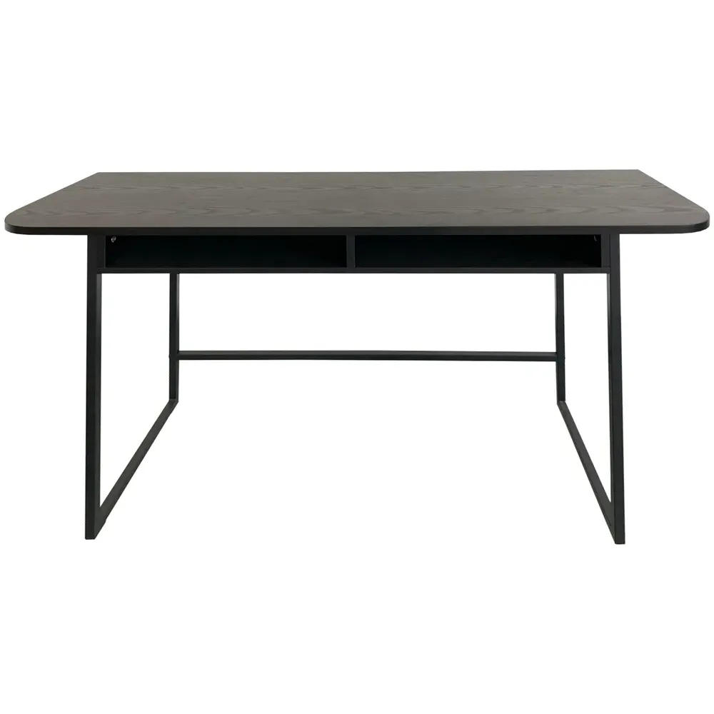Florence Darlington Console Table - Black, Oak