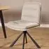 Florence Dean Set of 2 Swivel Dining Chair - Beige