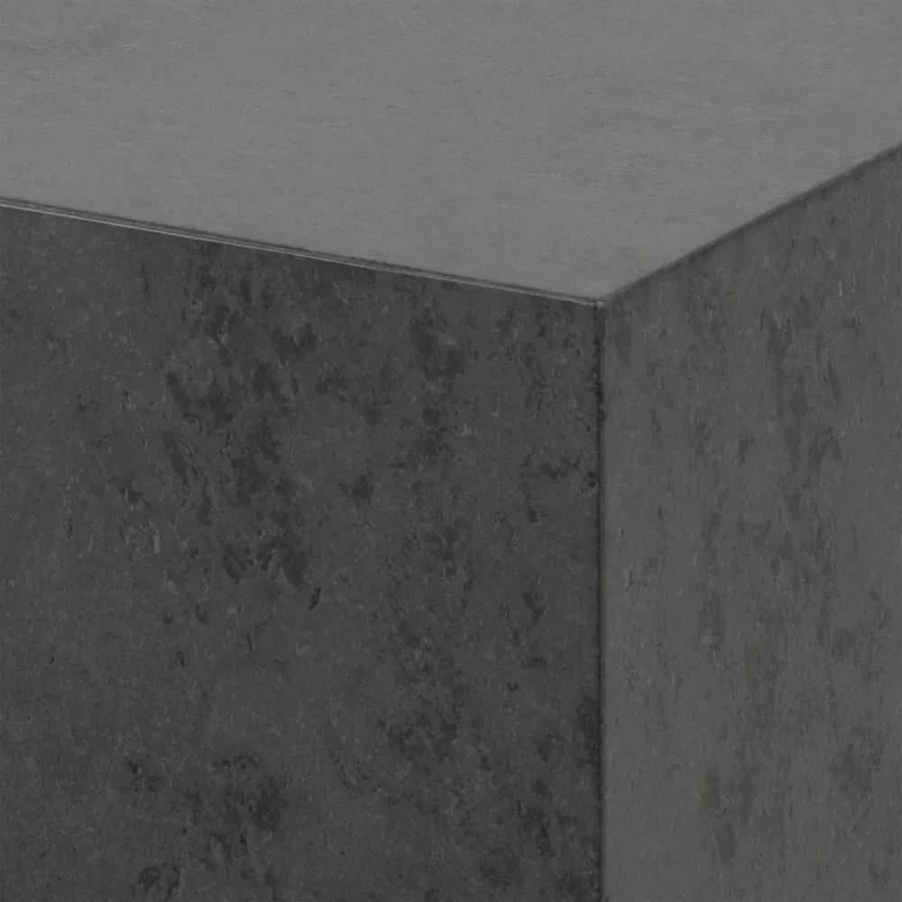 Florence Dice Square Coffee Table Set of 2 - Black