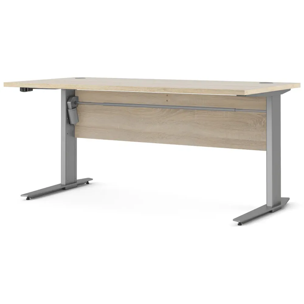 Florence Electric Height Adjustable Desk - Oak