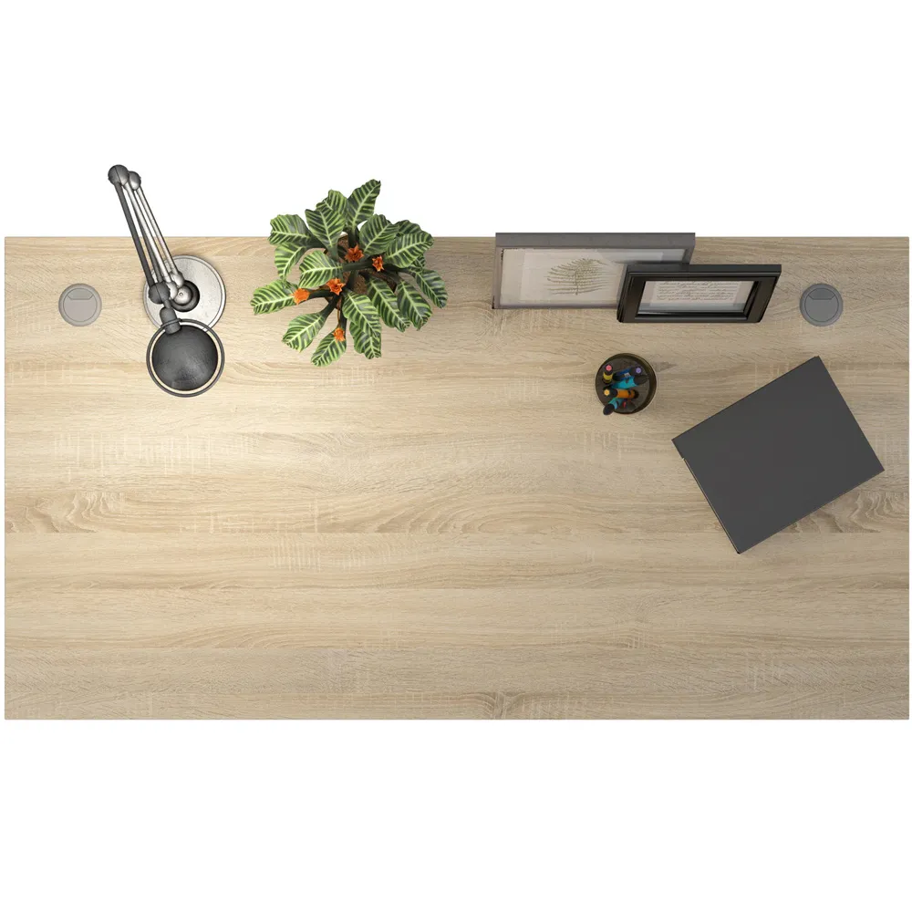 Florence Electric Height Adjustable Desk - Oak