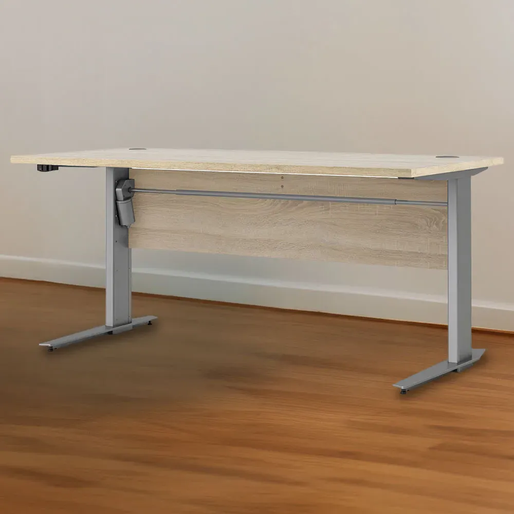 Florence Electric Height Adjustable Desk - Oak image