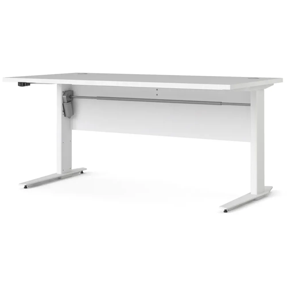 Florence Electric Height Adjustable Desk - White