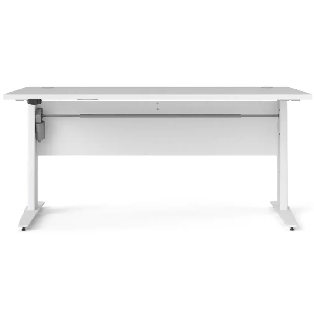 Florence Electric Height Adjustable Desk - White