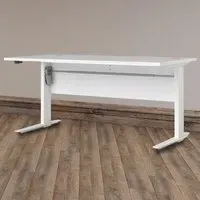 Florence Electric Height Adjustable Desk - White