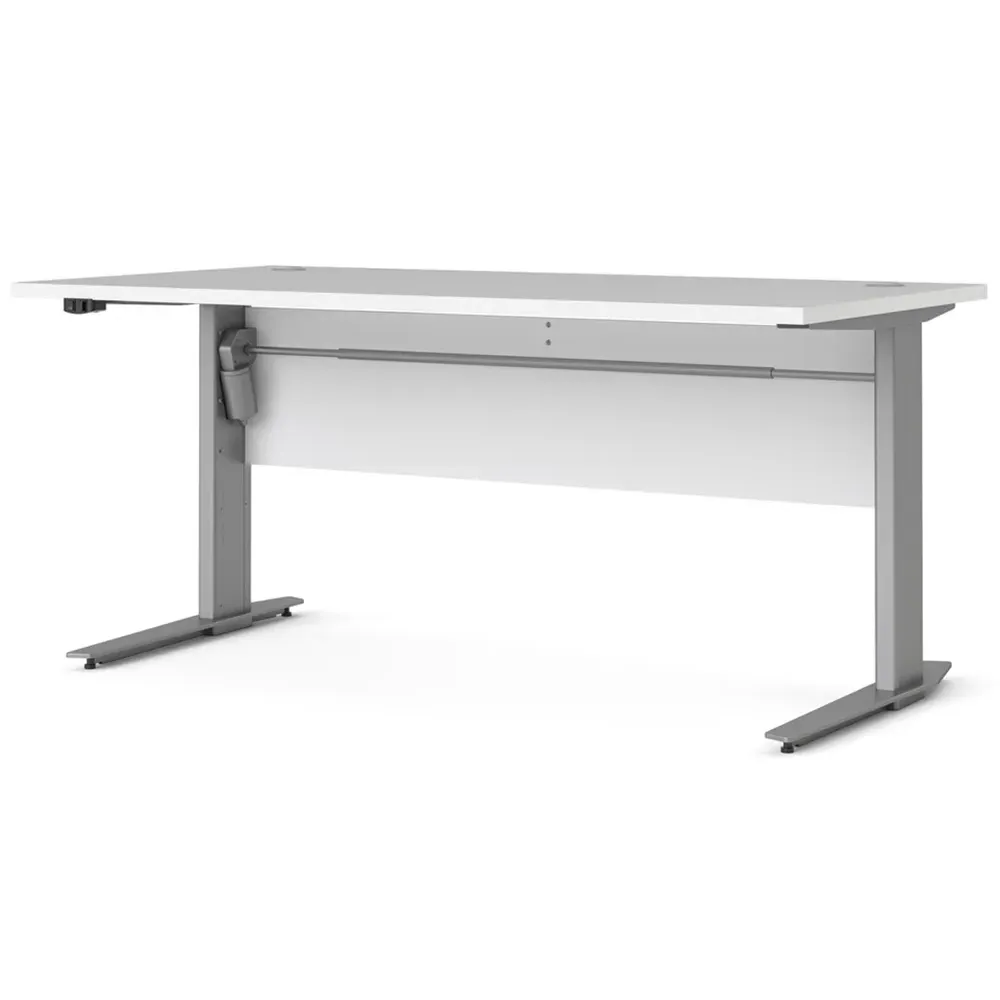 Florence Electric Height Adjustable Desk - White