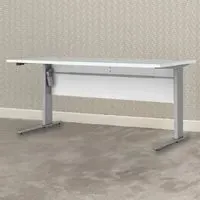 Florence Electric Height Adjustable Desk - White