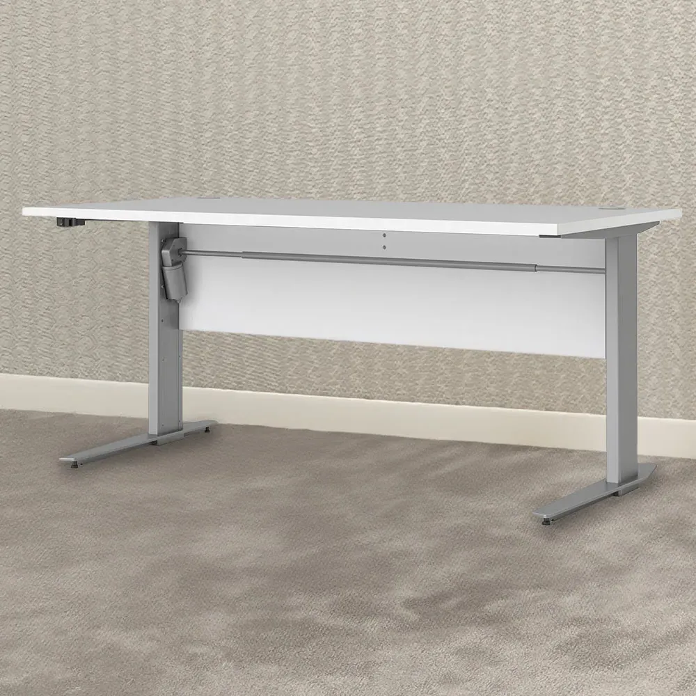 Florence Electric Height Adjustable Desk - White