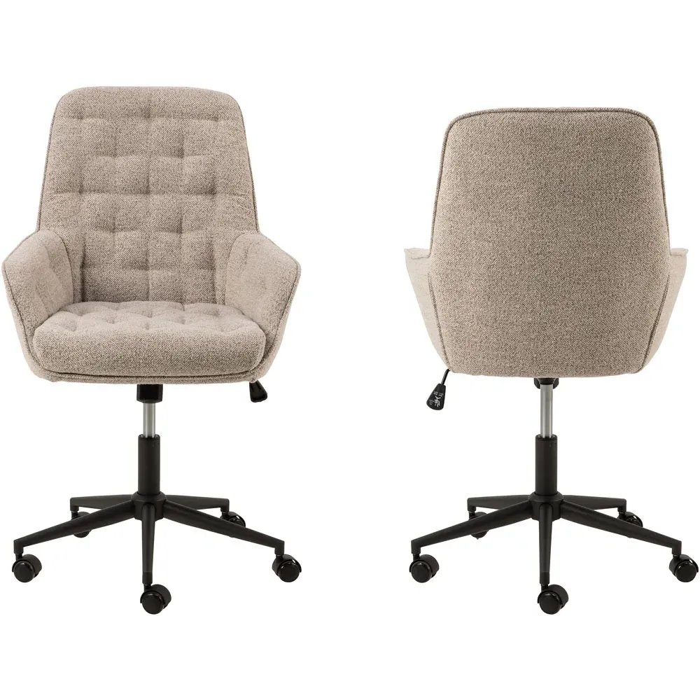 Florence Erik Gas Lift Desk Chair - Beige