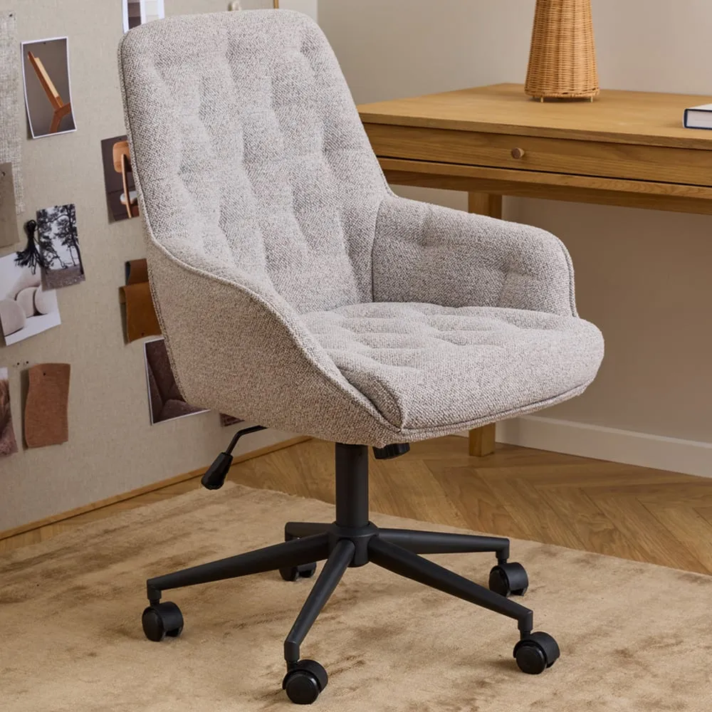 Florence Erik Gas Lift Desk Chair - Beige