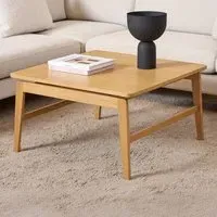Florence Essex Square Coffee Table - Brown, Oak