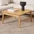 Florence Essex Square Coffee Table - Brown, Oak