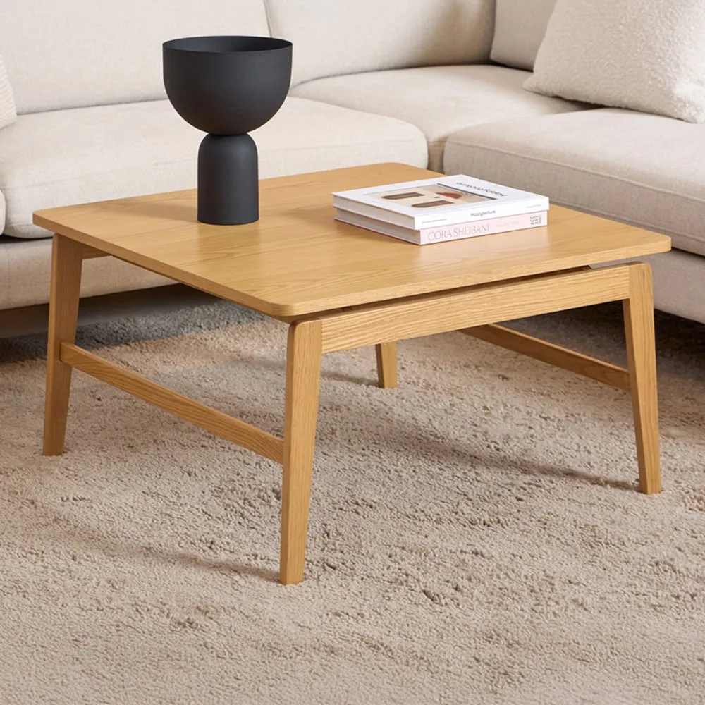Florence Essex Square Coffee Table - Brown, Oak image