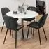 Florence Femke Set of 4 Dining Chairs - Anthracite