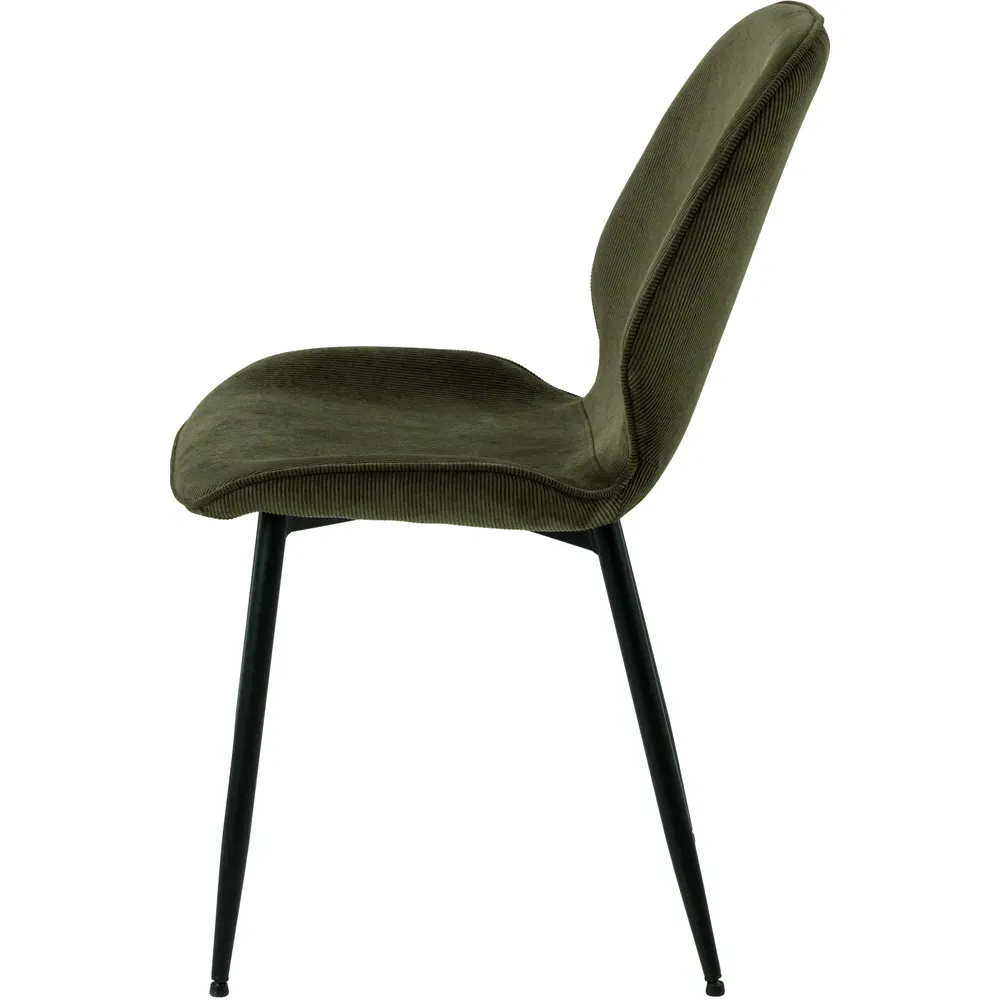 Florence Femke Set of 4 Dining Chairs - Olive Green