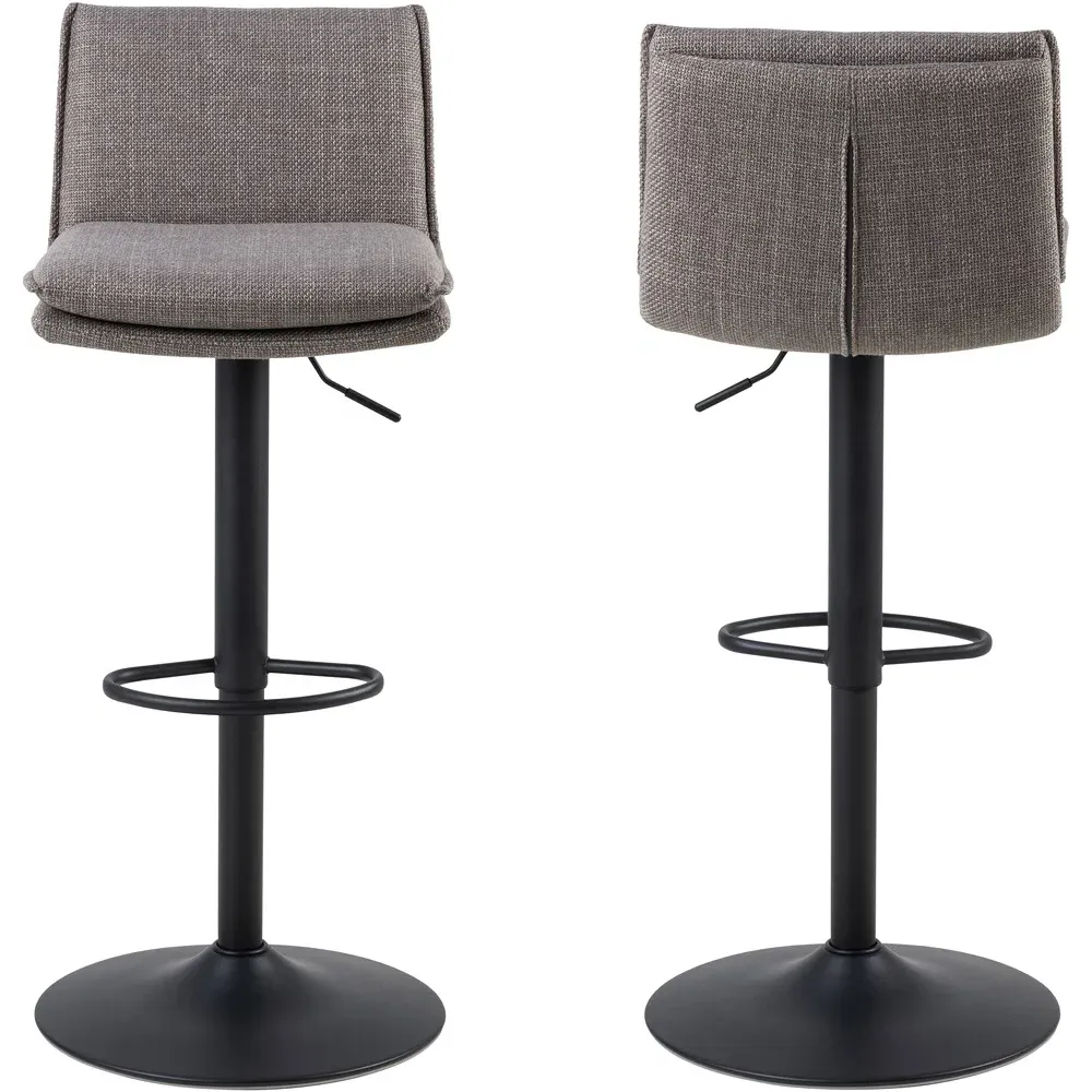 Florence Flynn Swivel Bar Stool - Grey