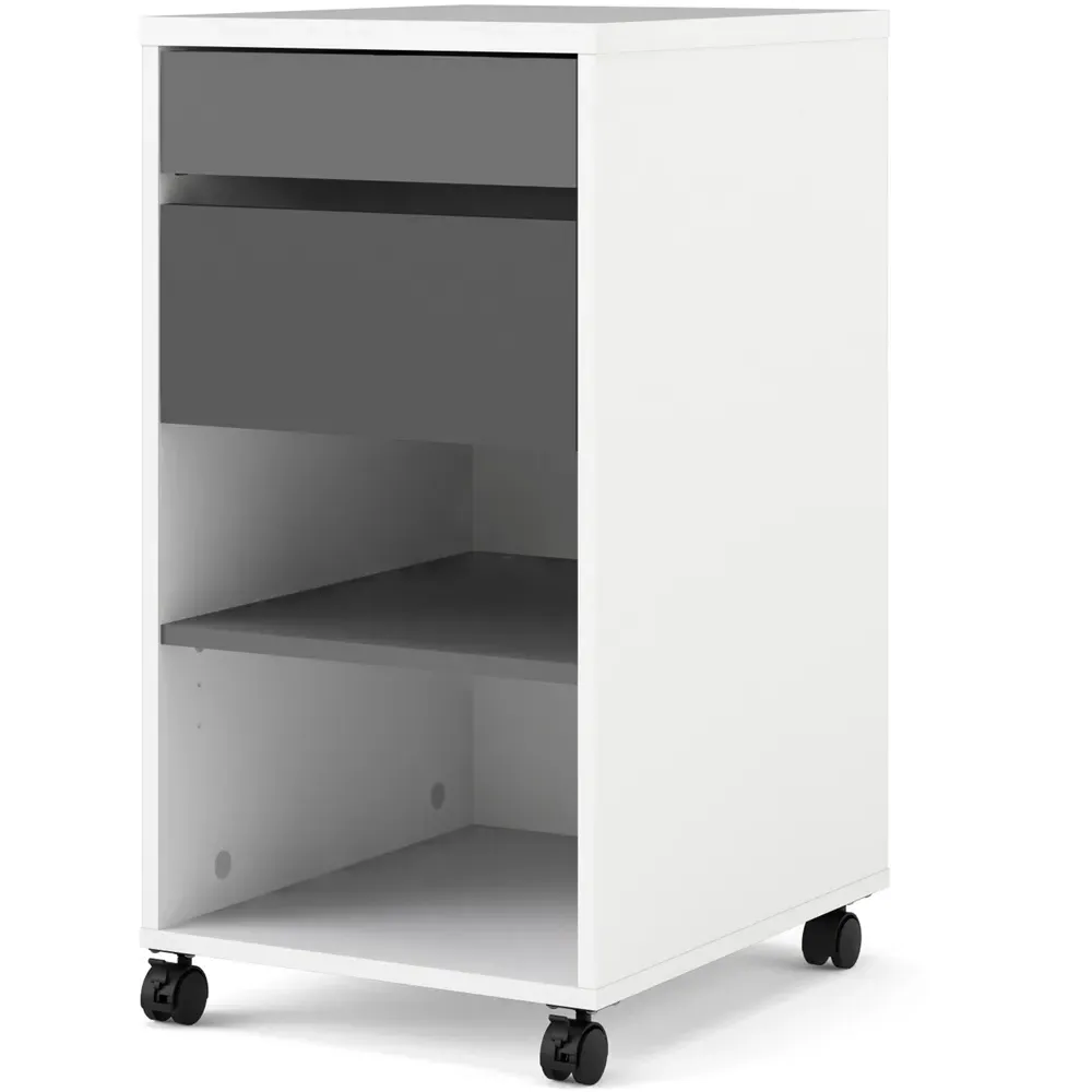 Florence Function Plus 2 Drawer Cabinet - Grey