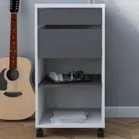 Florence Function Plus 2 Drawer Cabinet - Grey