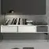 Florence Fur 2 Door TV Unit with Drawer - White, Grey