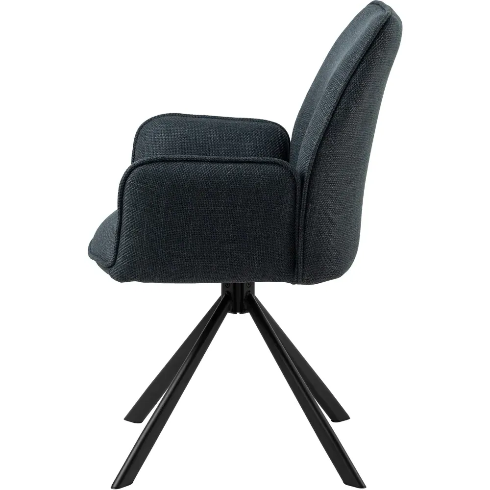 Florence Glenda Swivel Dining Chair - Grey