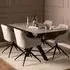 Florence Heaven 6-Seater Dining Table - Grey, Ceramic