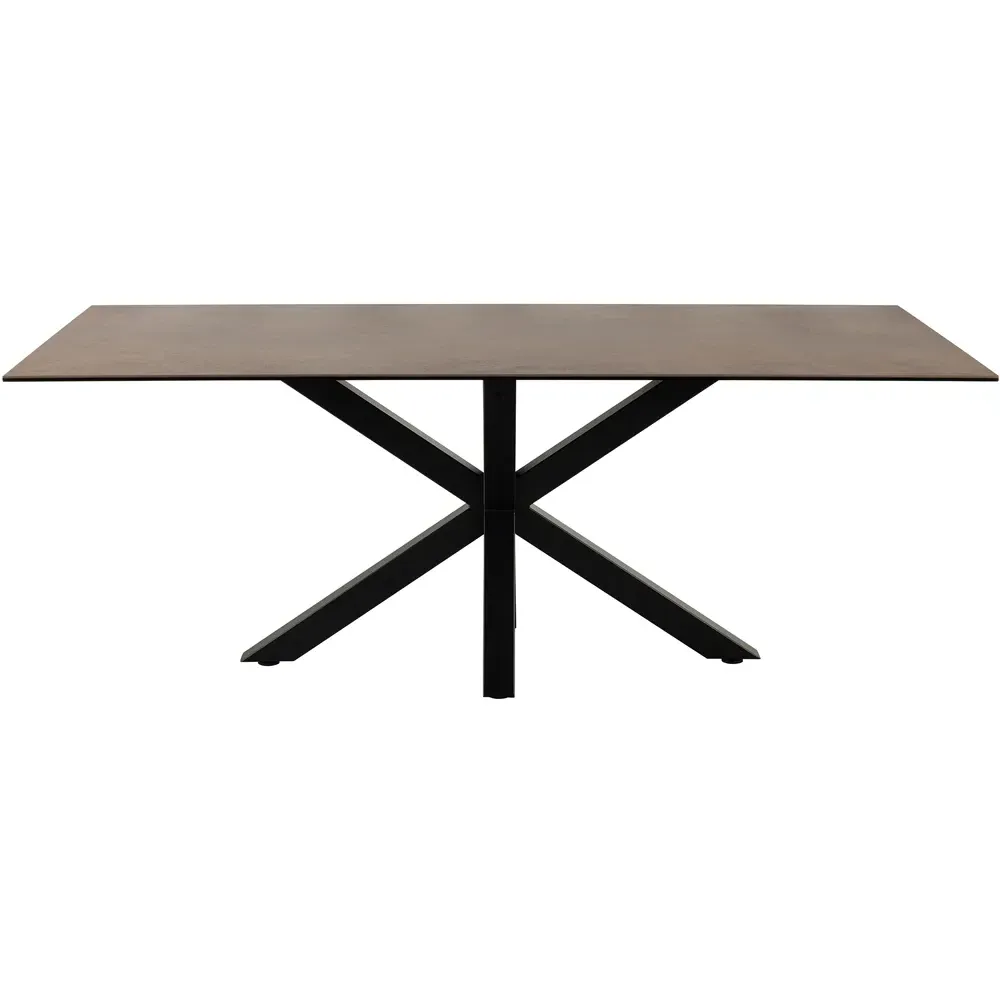 Florence Heaven 8-Seater Dining Table - Brown, Ceramic