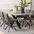 Florence Heaven 8-Seater Dining Table - Grey, Ceramic